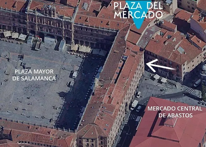 Atico Plaza Mercado 4,5 Апартаменты Саламанка